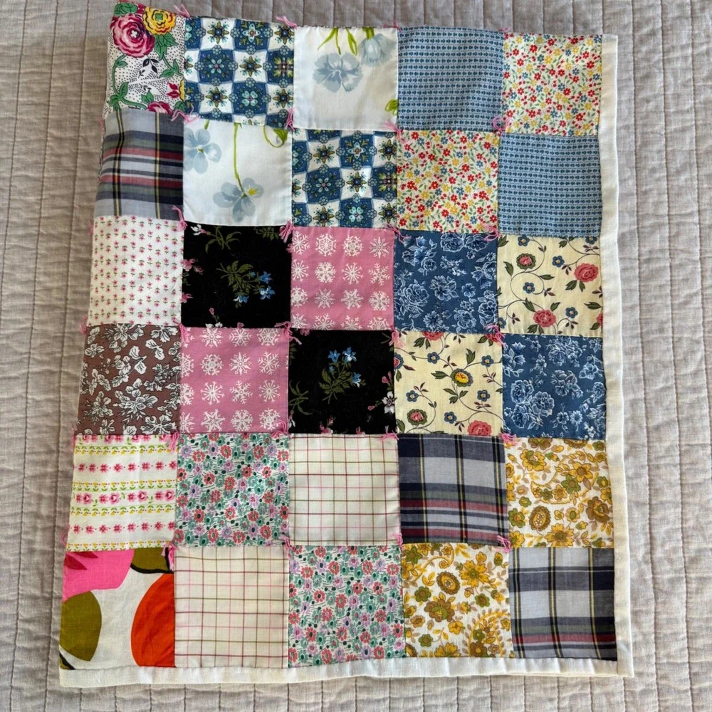 Handmade vintage patchwork